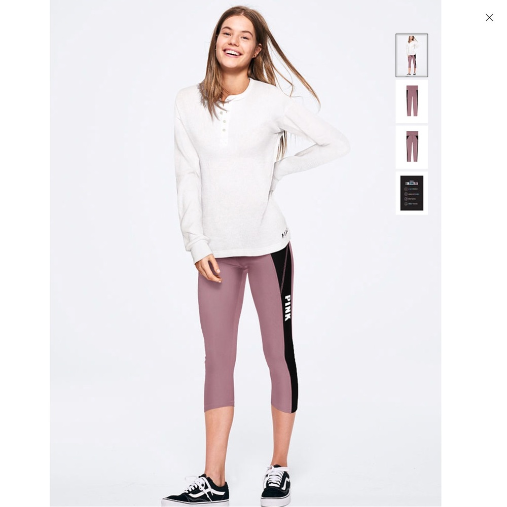 ❤️Pink Ultimate High Waist Crop Pocket Leggings ❤️